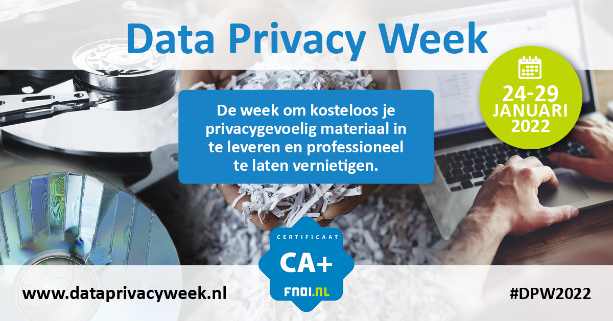 CA+ organiseert bewustwordingscampagne: Data Privacy Week 2022 - #DPW2022